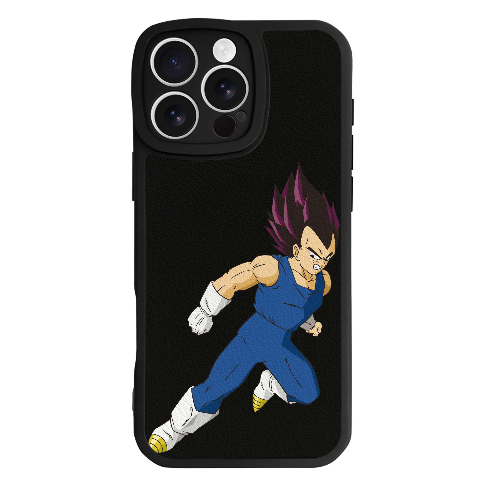 （画像用） ドラゴンボール ベジータ四世（Bejīta Yonsei）DRAGON BALL Vegeta IV 【iPhone 16シリーズ対応】シリコンスマホケース（レザー調） 材質：シリコン